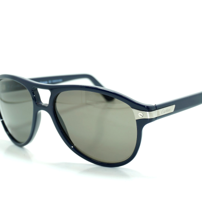 • CARTIER CT0061S 001 Blue Gray – France Designer Sunglasses