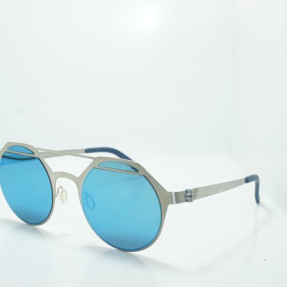 • MAD IN ITALY STINTINO C02 Silver Green – Italy Designer Sunglasses