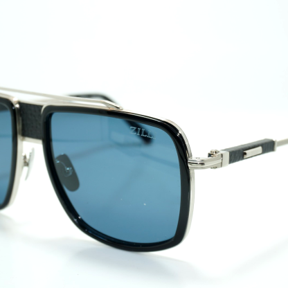 • ZILLI ZI 65080 C03 Black Green – France Designer Sunglasses