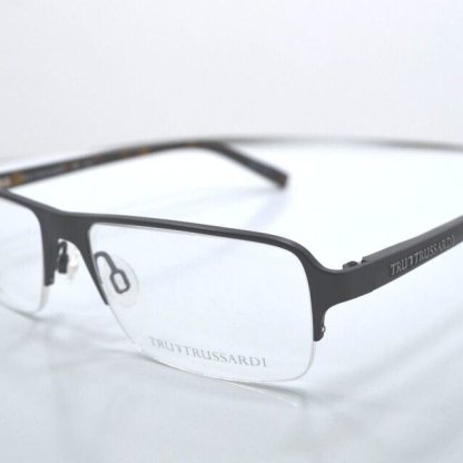 TRUSSARDI TR 12714 BK TITANIUM EYEGLASSES FRAME
