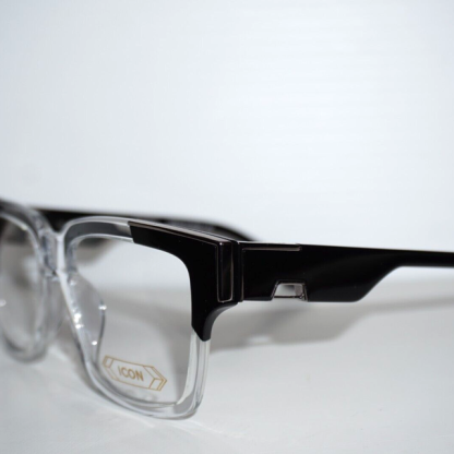 ICON THE HOLLYWOOD 55-18-150 Clear Clubmaster Eyeglasses Frame Made in Italy