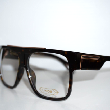 ICON THE BRANDO C3 60-17-150 Havana Clubmaster Eyeglasses Frame Made in Italy