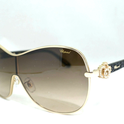 • CHOPARD SCHC25S 0300 Gold Brown – Switzerland Designer Sunglasses