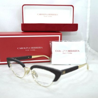 • CAROLINA HERRERA NEW YORK Gold – Spanish Designer Eyeglasses