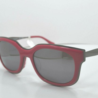 • MORGENTHAL FREDERICS TYRA 266 Red Gray – New York Designer Sunglasses