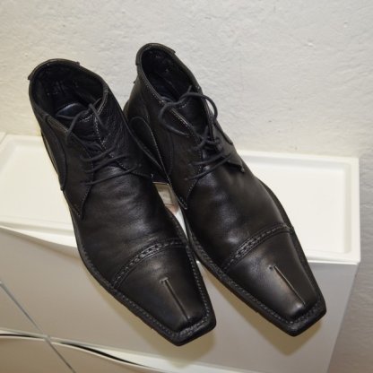FABI TICK Leather Oxfords Black EU 42 – Italian Designer
