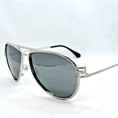 • VERSACE 2179-B 1000/6G Silver Gray – Italy Designer Sunglasses