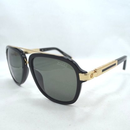 • ZILLI ZI 65006 Black Gray – France Designer Sunglasses