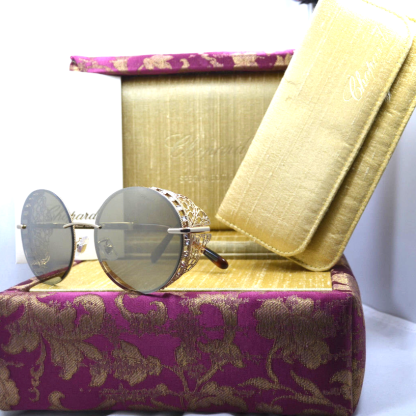 • CHOPARD SCHC68S 300G Gold Green – Switzerland Designer Sunglasses