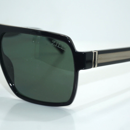 • ZILLI ZI 65079 C04 Black Green – France Designer Sunglasses